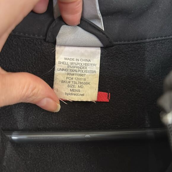 Tesla mens corporate employee jacket black with red logo - Picture 5 of 6